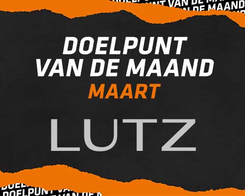 Stem op het LUTZ Doelpunt van de maand | maart 2022
