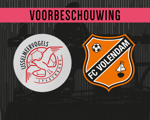 Jong FC Volendam mikt op nieuw succes tegen kwakkelend IJsselmeervogels