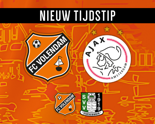 Zaterdag 16 april: nieuw tijdstip voor duels FC Volendam en Jong