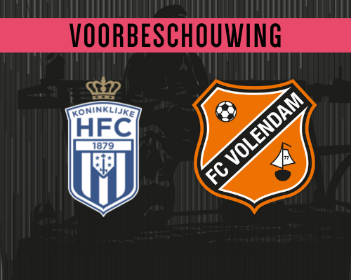 Jong FC Volendam naar Haarlem voor eerherstel