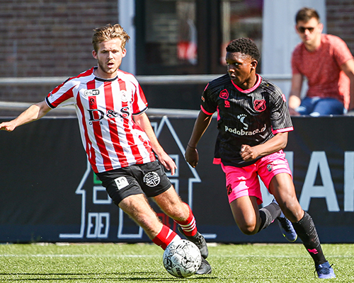 Jong FC Volendam geeft voorsprong uit handen in Rotterdam