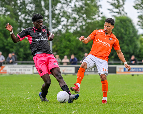 Jong FC Volendam ten onder in Tiel