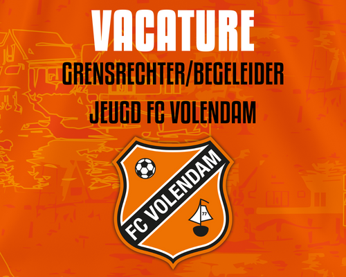 Vacature: Word jij de nieuwe grensrechter/begeleider bij de FC Volendam-jeugdopleiding?