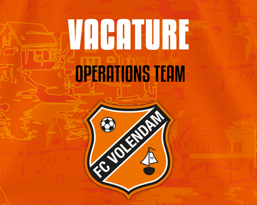 Versterking gezocht voor het Operations team van FC Volendam