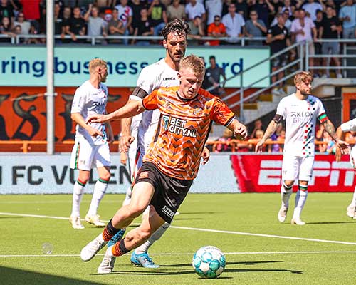 Ongelukkige afwerking levert FC Volendam eerste nederlaag van het seizoen op