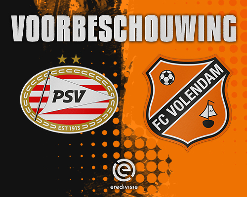 FC Volendam midweeks naar Eindhoven voor uitduel tegen PSV