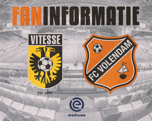 Faninformatie uitduel tegen Vitesse