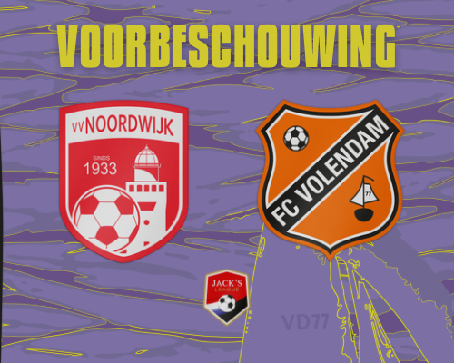 Jong FC Volendam wil vorm herpakken tegen wisselvallig Noordwijk