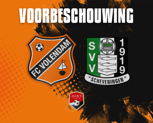 Jong FC Volendam op jacht naar eerste winst ooit tegen Scheveningen