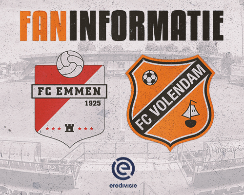 Faninformatie uitduel tegen FC Emmen