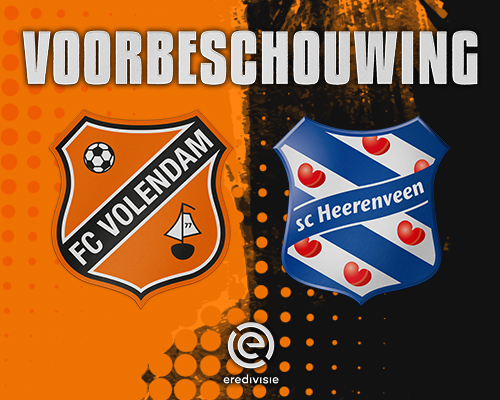 FC Volendam op zoek naar punten in thuisduel tegen sc Heerenveen