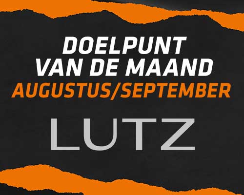 Stem: LUTZ Doelpunt van de maand augustus / september 2022
