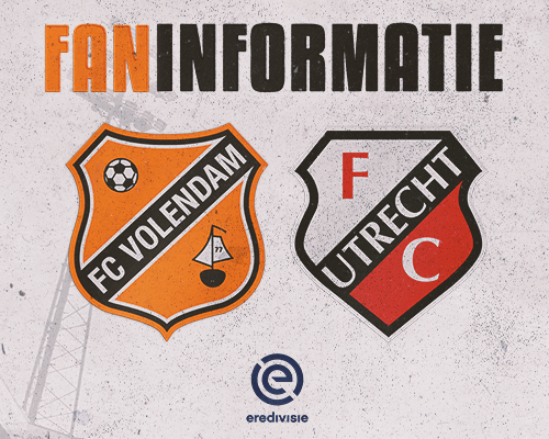 Faninformatie: Alles over je wedstrijdbezoek aan FC Volendam - FC Utrecht