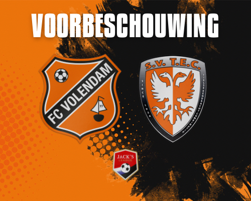 Jong FC Volendam ontvangt het TEC van Van Kippersluis in het Kras Stadion