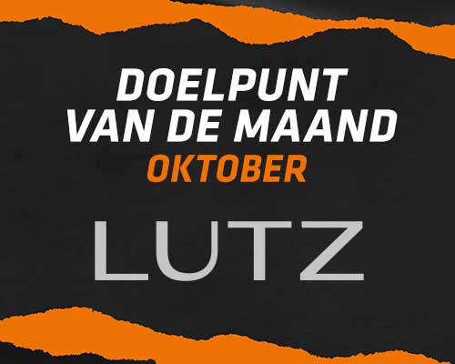 Stem: LUTZ Doelpunt van de maand oktober 2022