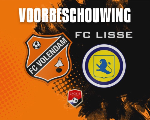 Jong FC Volendam ontvangt voor eerste keer FC Lisse in Tweede Divisie-verband