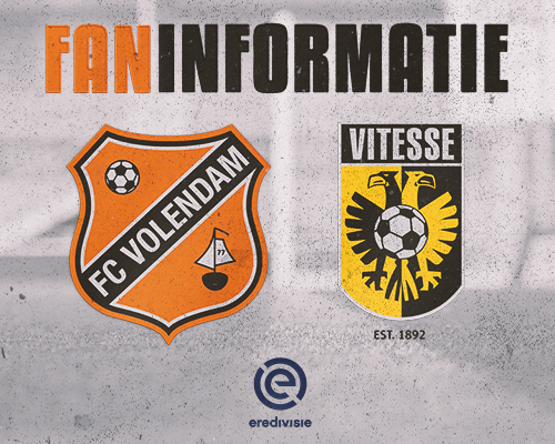 Faninformatie: Alles over je bezoek aan FC Volendam - Vitesse