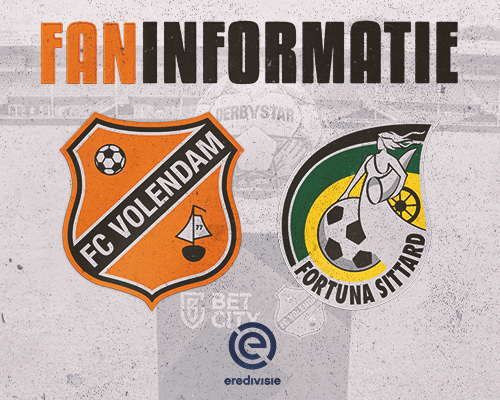 Faninformatie: Alles over je bezoek aan FC Volendam - Fortuna Sittard