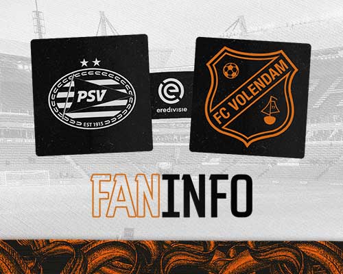 Gewijzigde tijd: faninformatie voor PSV-uit op zaterdag 30 september