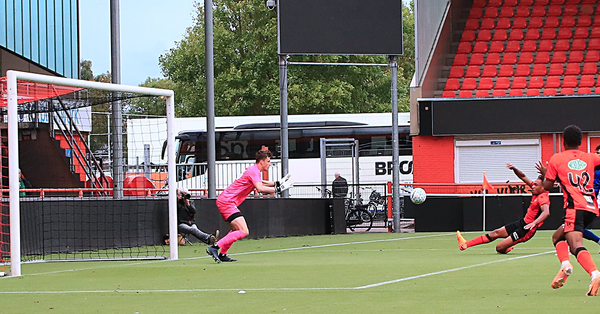 Jong FC Volendam incasseert eerste puntenverlies tegen FC Twente