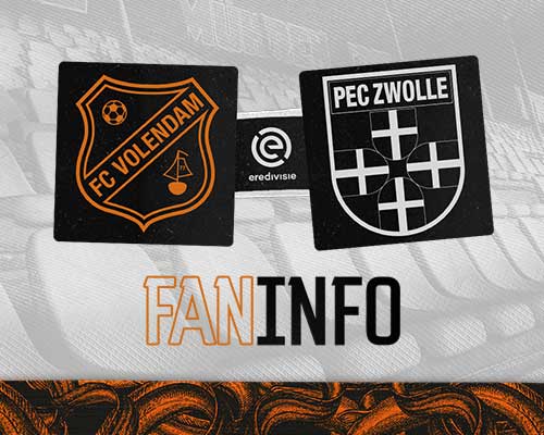 Faninformatie: PEC Zwolle laatste thuisopponent van 2023