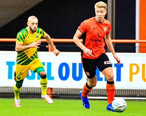 Jong FC Volendam sluit najaarscompetitie winnend af tegen ADO Den Haag O21