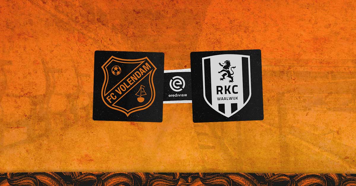 Make or break for FC Volendam in a six-point match against RKC Waalwijk