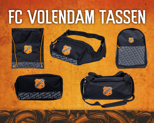 Nieuwe FC Volendam-tassen te koop in Fanshop en webshop