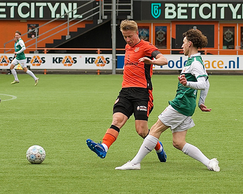 Goede comeback bezorgt tiental van Jong FC Volendam punt tegen FC Dordrecht O21