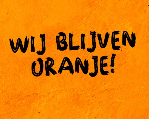 Wij Blijven Oranje: Baltus &amp; Lijfering Drankengroothandel toasten op verlenging