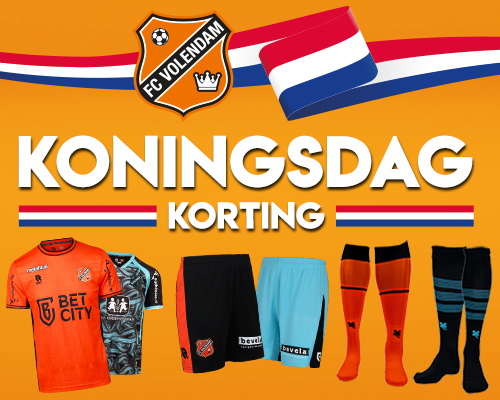 Koningsdag korting in de web- en fanshop: scoor nu jouw FC Volendam-tenue