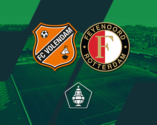 Bekerfinale Jong FC Volendam - Feyenoord O21 uitgesteld