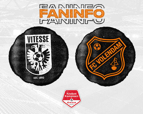 Faninfo voor Vitesse-uit op vrijdag 4 oktober