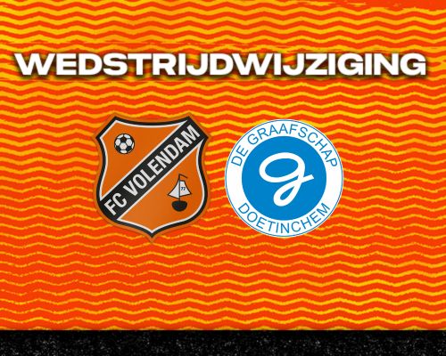 FC Volendam - De Graafschap verplaatst naar zondag 22 december