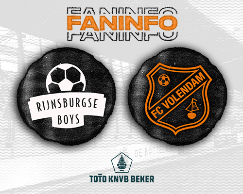 Faninformatie voor Rijnsburgse Boys-uit op donderdag 19 december