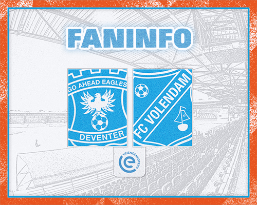 Faninformatie voor Go Ahead Eagles-uit op zaterdag 13 september