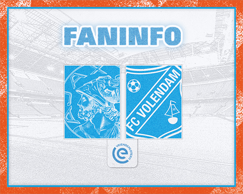 Faninformatie voor Ajax-uit op zaterdag 24 januari