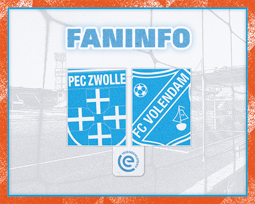 Faninformatie PEC Zwolle-uit op zaterdag 7 februari