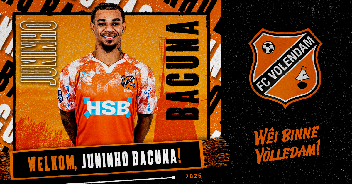 Middenveld versterkt met komst Juninho Bacuna