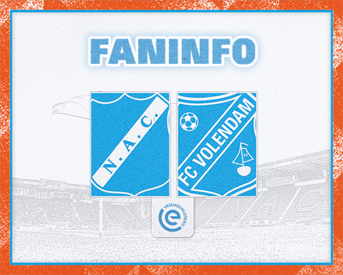 Faninformatie voor NAC Breda-uit op zaterdag 21 februari