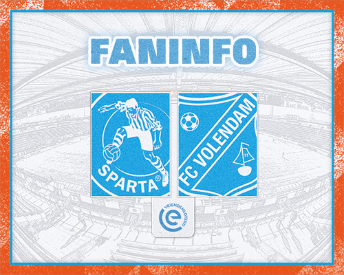 Faninformatie voor Sparta Rotterdam-uit op zaterdag 21 maart