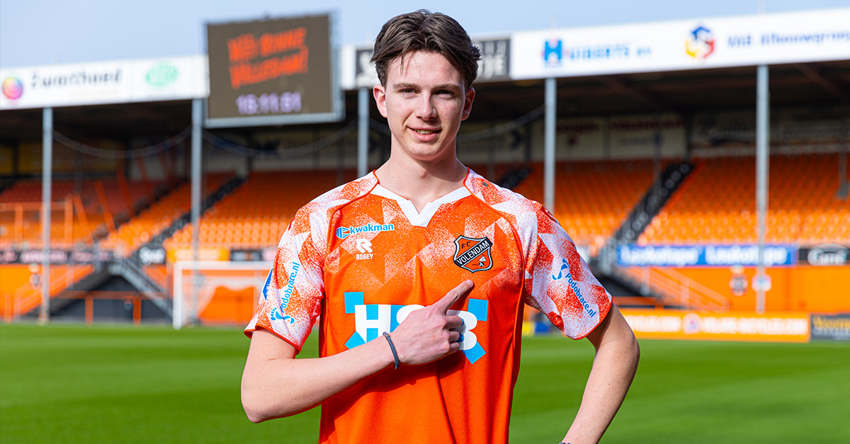 Steyn Mussche sluit volgend seizoen aan bij Jong FC Volendam