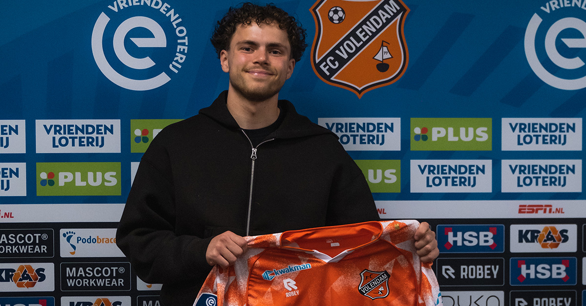 Middenvelder Viktors Aleksandrovs nieuwe aanwinst FC Volendam O21