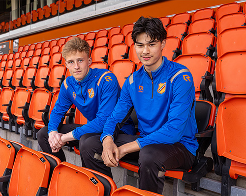 FC Volendam jeugdspelers Lex Koning en Luca Hamersma behalen derde plek in Future Cup