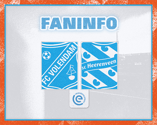Faninformatie: Volendammers trappen mei-maand af tegen sc Heerenveen