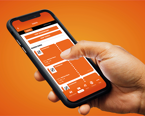 Deel vanaf nu jouw tickets in de FC Volendam-app