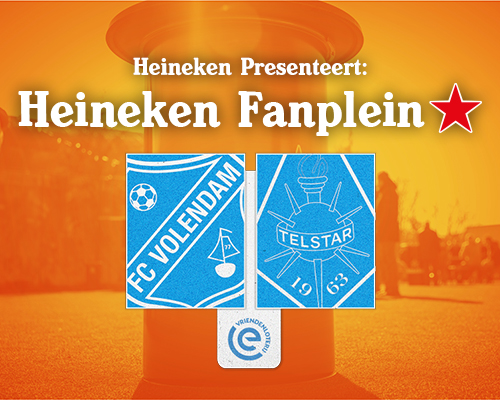 Heineken Fanplein rondom FC Volendam - Telstar