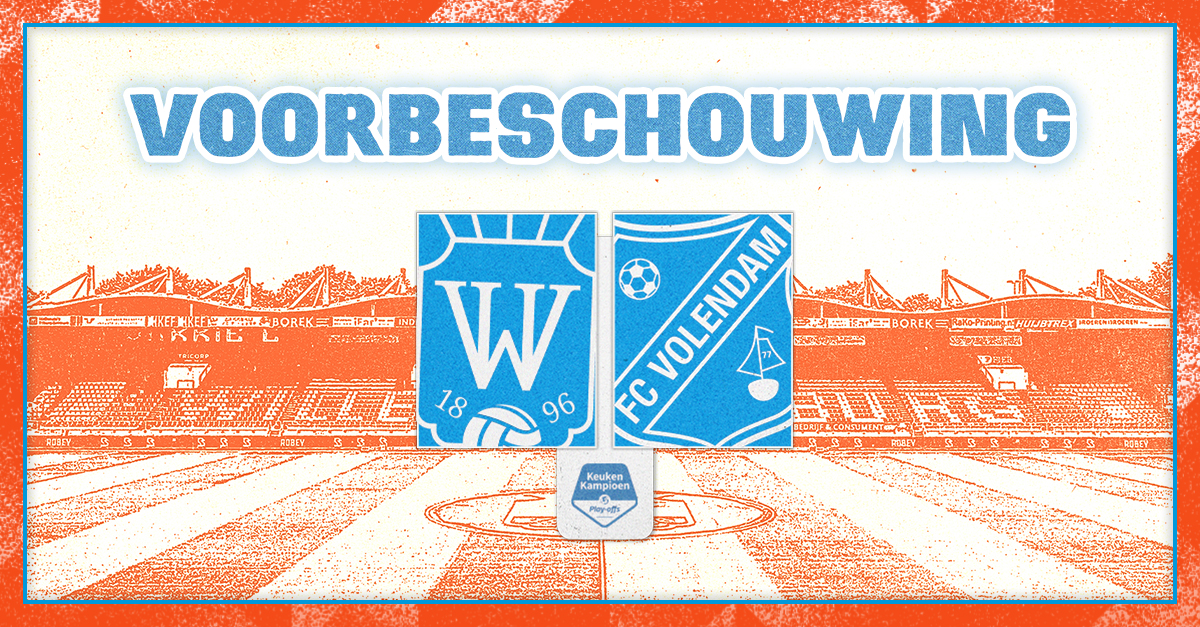 FC Volendam reist voor het eerst sinds 2013 af naar Tilburg voor de eerste play-off finale tegen Wil