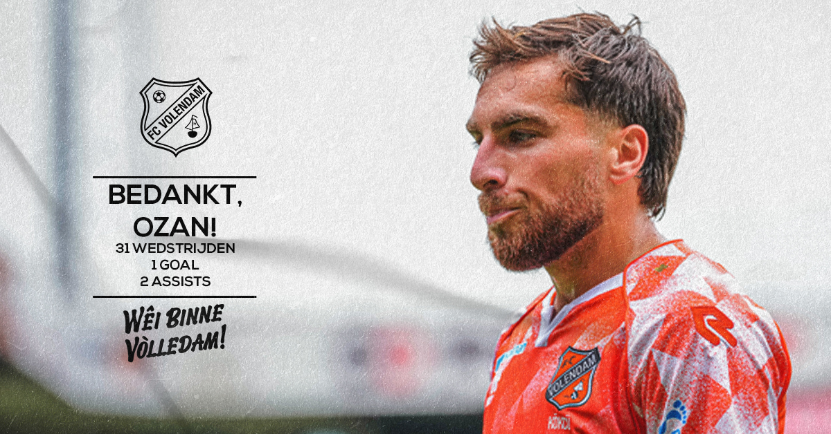 Ozan Kökcü verlaat FC Volendam na één seizoen
