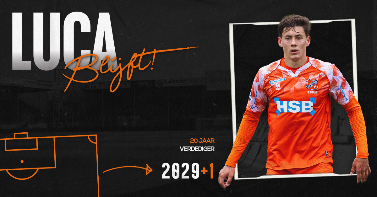 Luca Blondeau tekent nieuw contract